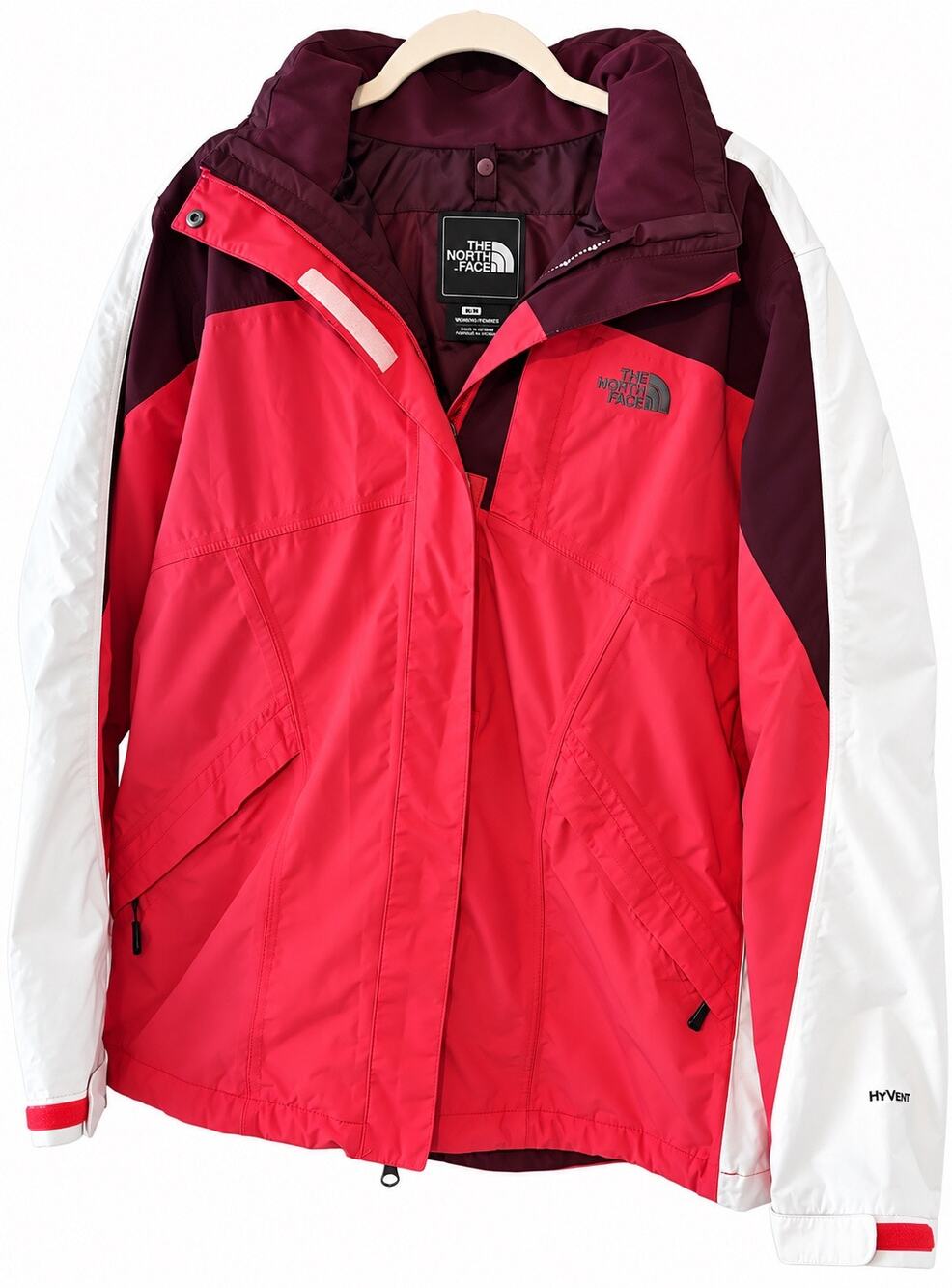 The North Face HyVent Triclimate Jacket Women's Large Waterproof 3 in 1 Coat
